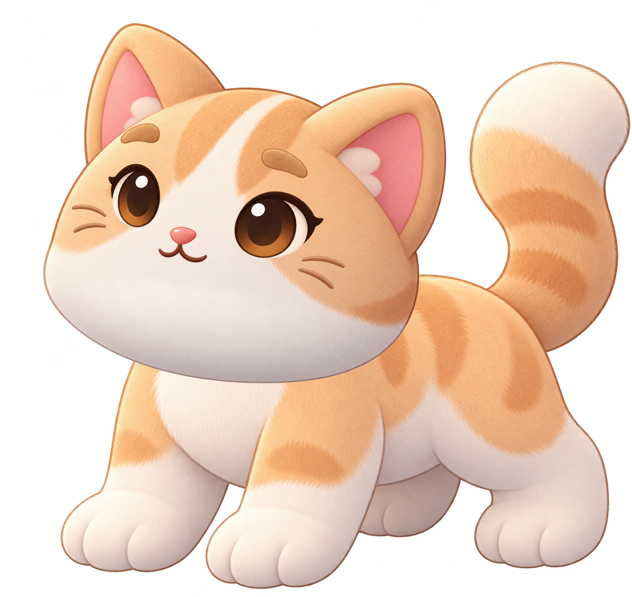 Cute kitten companion